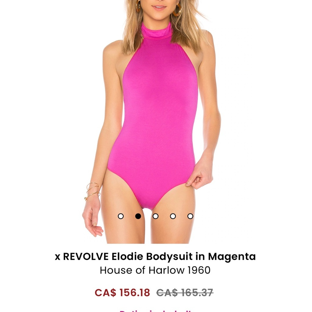 House of Harlow hot pink bodysuit. I removed tags but it was never worn. NWOT